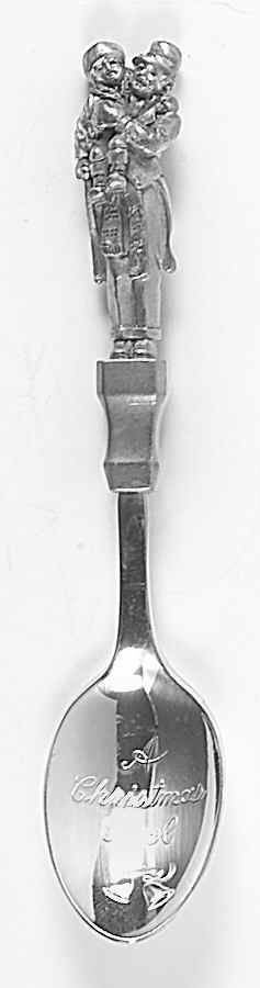 A Christmas Carol-Spoon Bob Cratchit & Tiny Tim - No Box by Reed & Barton-1