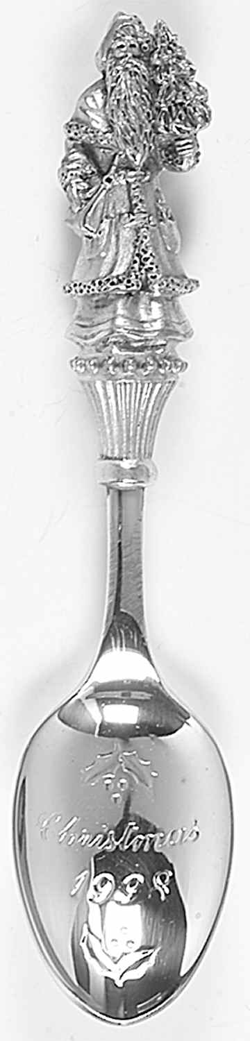 Santas of the World-Spoon Father Christmas - Boxed by Reed & Barton-1