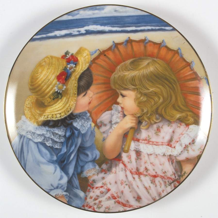 Childhood Almanac-Plate Summer Secrets-August - Boxed by Reco-1