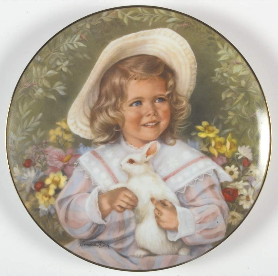 Childhood Almanac-Plate Easter Morning-April - No Box by Reco-1
