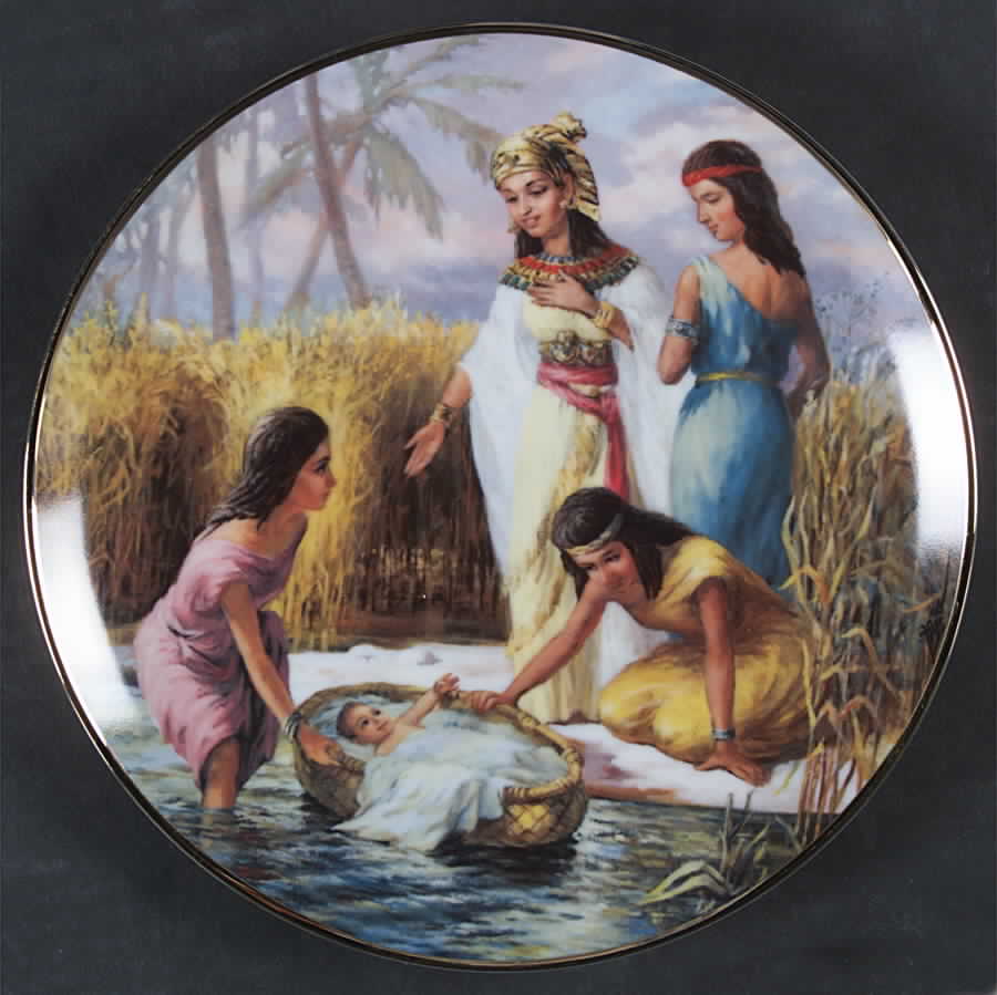 Great Stories From The Bible Moses In The Bulrushes - With Box by Reco-1