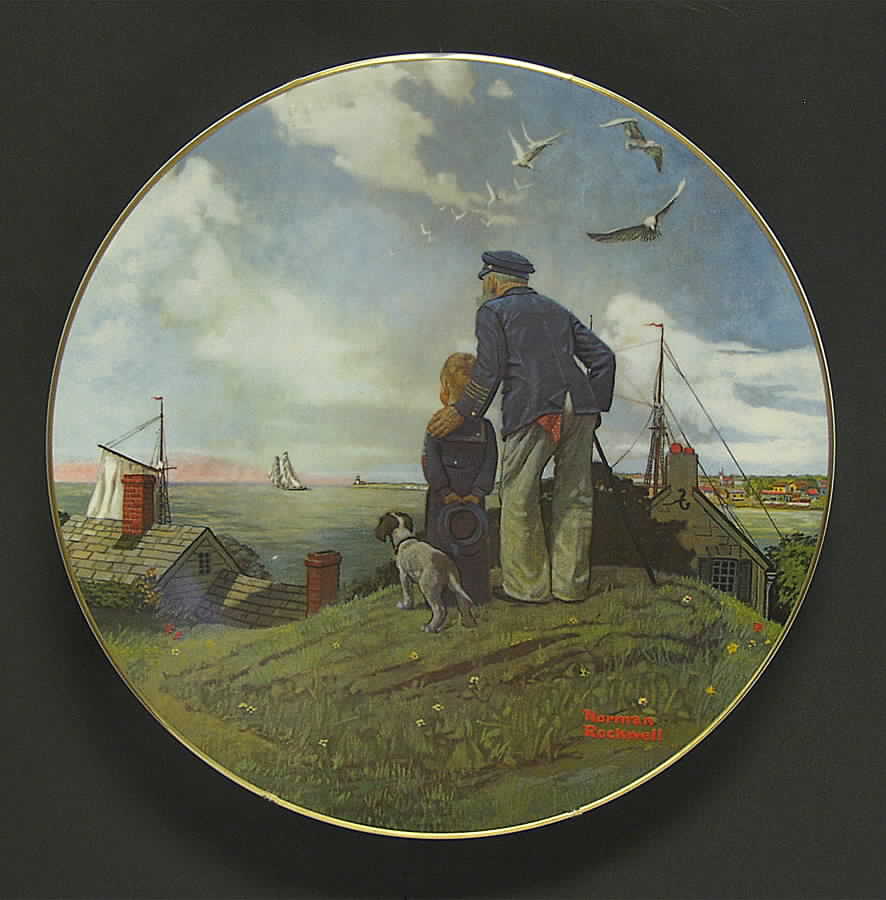 River Shore Plates - Single Release Looking Out To Sea - No Box by River Shore-1