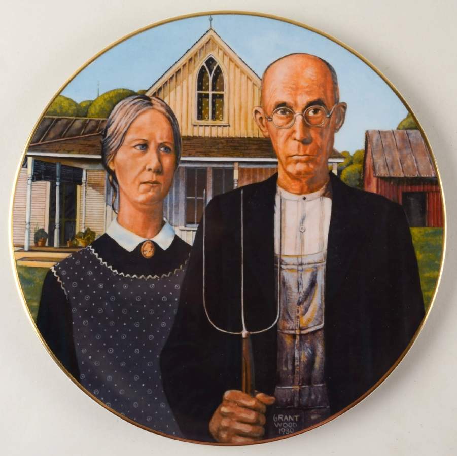 River Shore Plates - Single Release American Gothic - No Box by River Shore-1