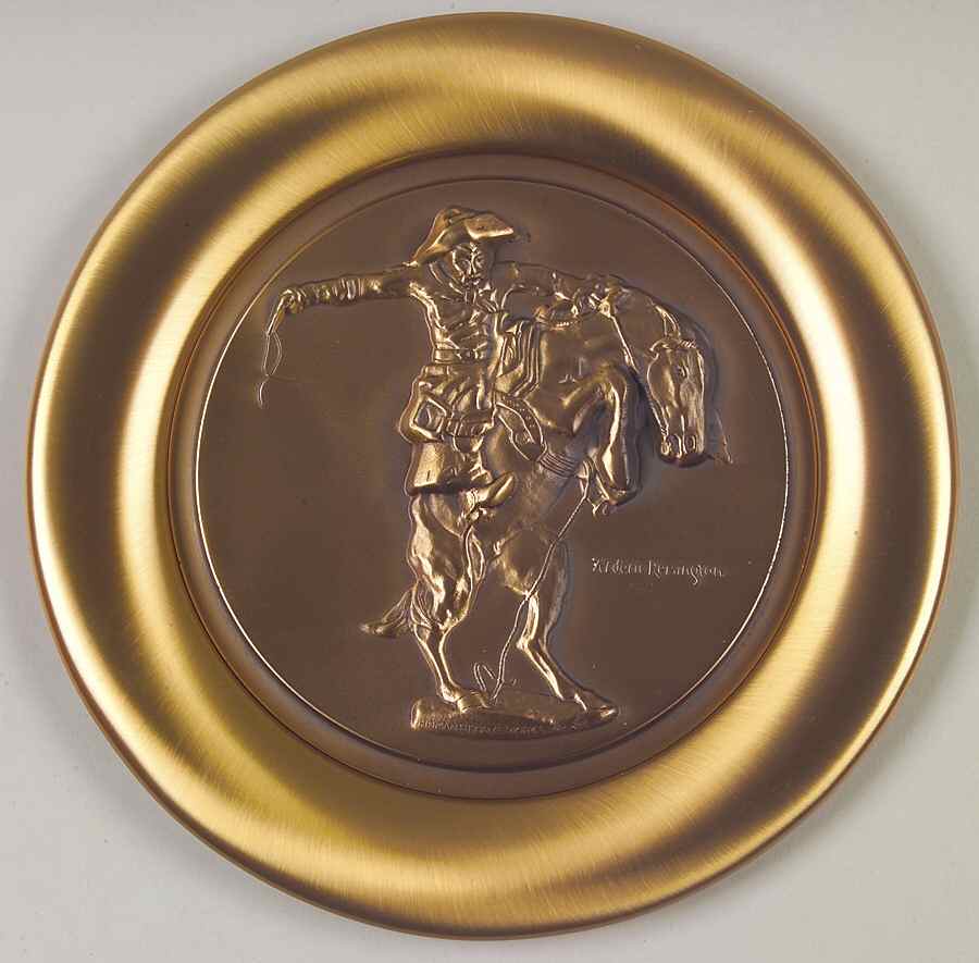 Remington Bronze Bronco Buster - With Box by River Shore-1