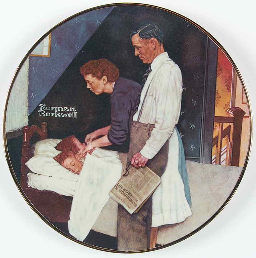 Rockwell Four Freedoms Freedom From Fear - Boxed by River Shore-1