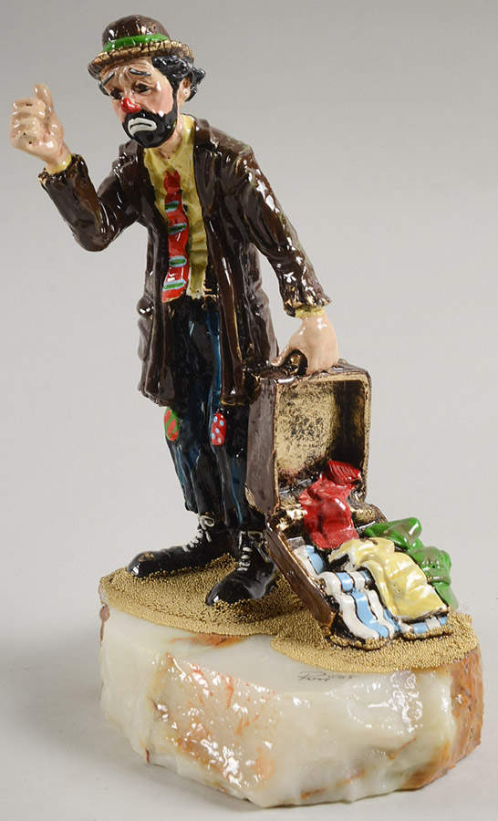 Clown Sculptures Knickers Hitchhiking - No Box by Ron Lee-1