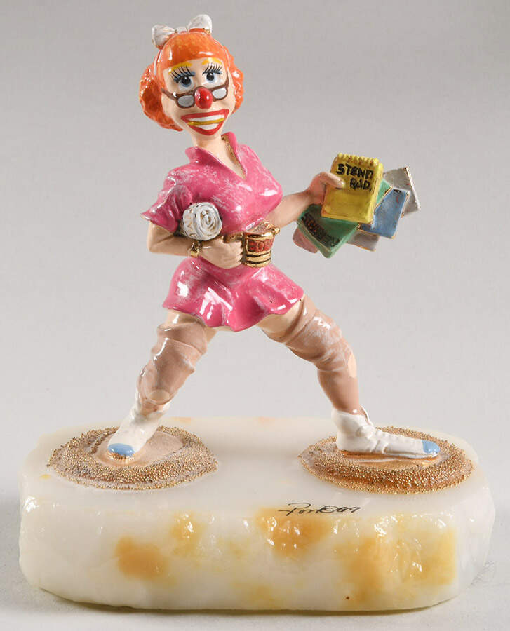Clown Sculptures The Secretary - No Box by Ron Lee-1