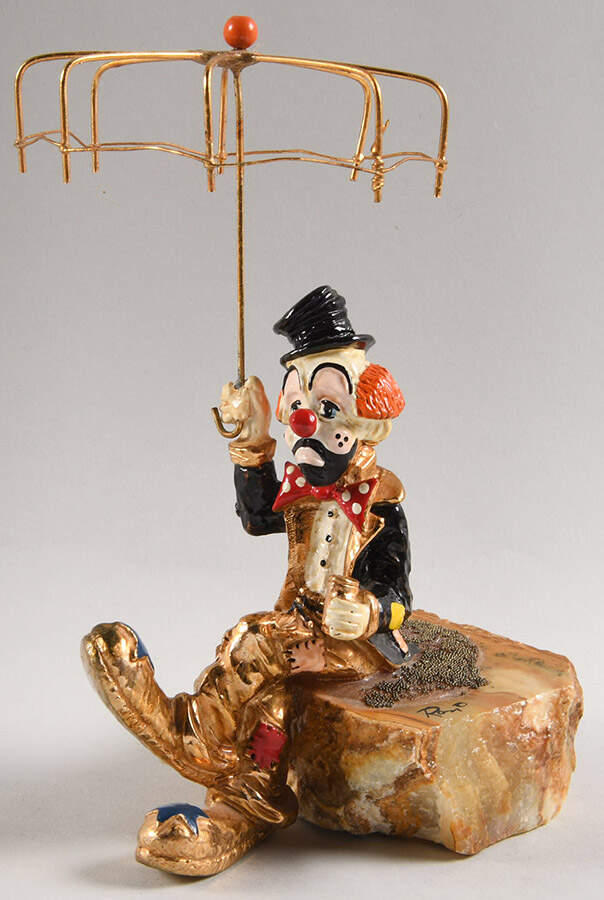 Clown Sculptures Rainy Day Blues - No Box by Ron Lee-1