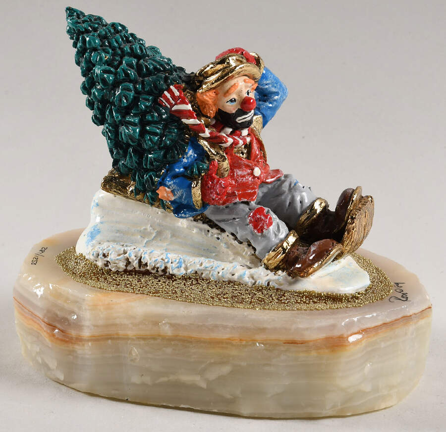 Clown Sculptures My First Tree - No Box by Ron Lee-1
