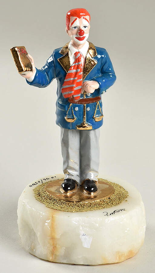 Clown Sculptures The Lawyer - No Box by Ron Lee-1