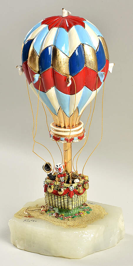 Clown Sculptures Would You Like To Ride-Hot Air Balloon - No Box by Ron Lee-1