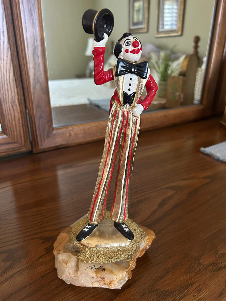 Clown Sculptures Oscar On Stilts - No Box by Ron Lee-1
