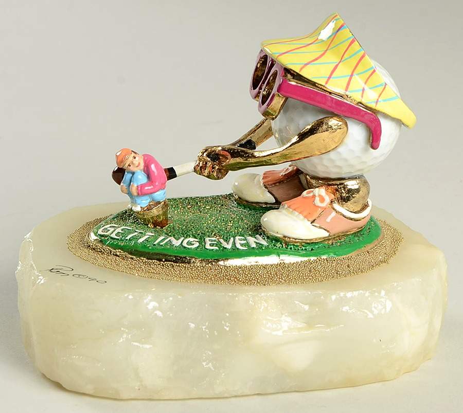 Clown Sculptures Getting Even - No Box 60 by Ron Lee-1