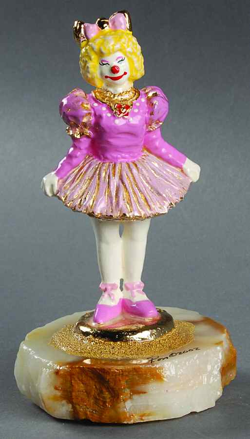 Clown Sculptures Girl Clown In Pink - No Box by Ron Lee-1
