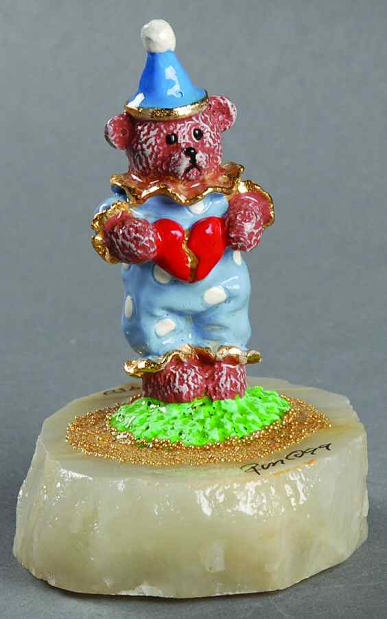 Clown Sculptures Bear-Lee Heartbroken - No Box by Ron Lee-1
