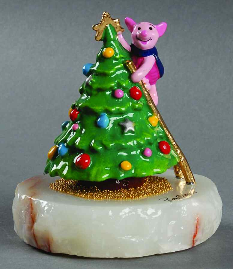 Clown Sculptures A Piglet Christmas - No Box by Ron Lee-1