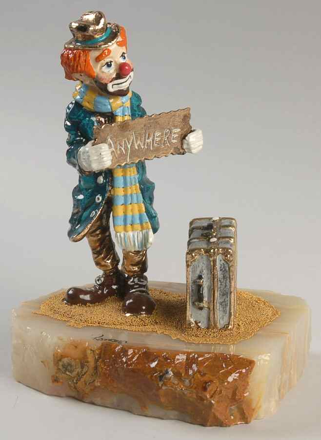 Clown Sculptures Georgie Going Anywhere - No Box by Ron Lee-1