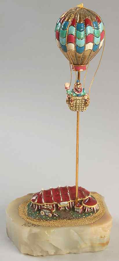 Clown Sculptures High Above The Big Top - No Box by Ron Lee-1