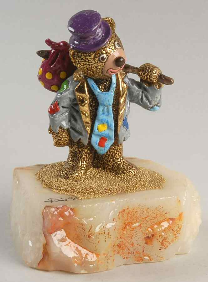 Clown Sculptures Hitchhiking Bear-Lee - No Box by Ron Lee-1