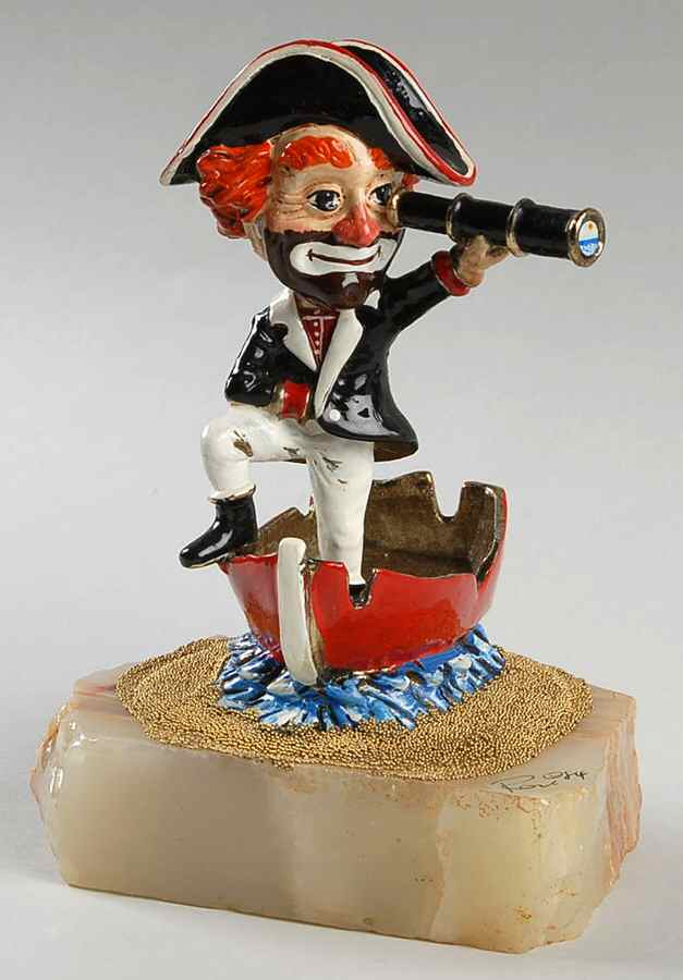 Clown Sculptures Captain Freddie-Red Skelton - No Box by Ron Lee-1
