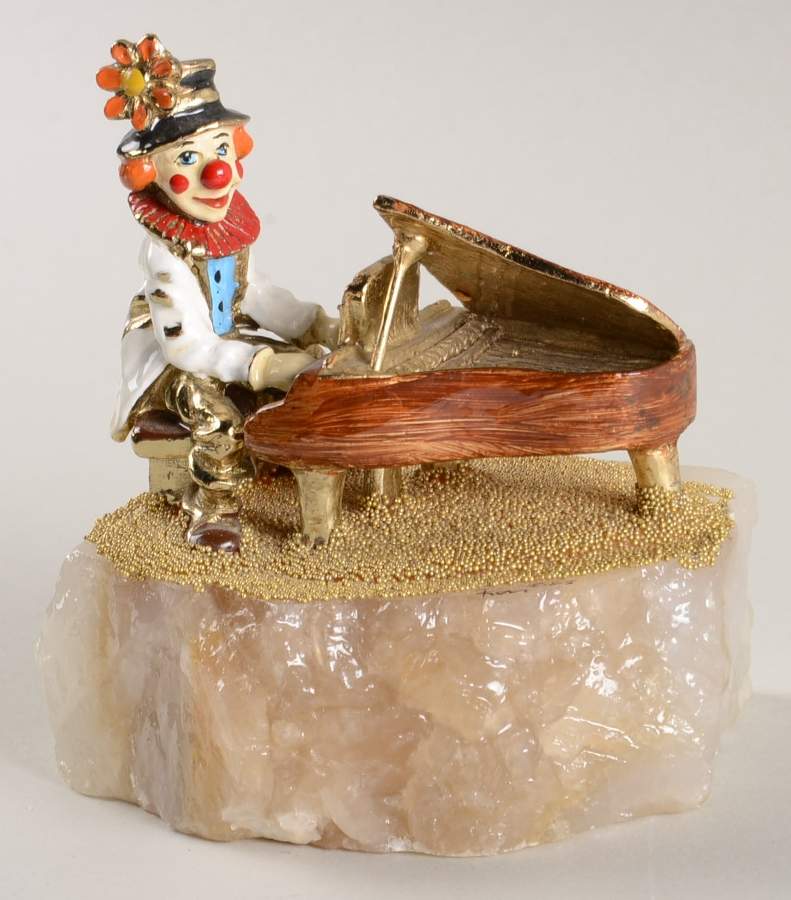 Clown Sculptures Ron At The Piano - No Box by Ron Lee-1