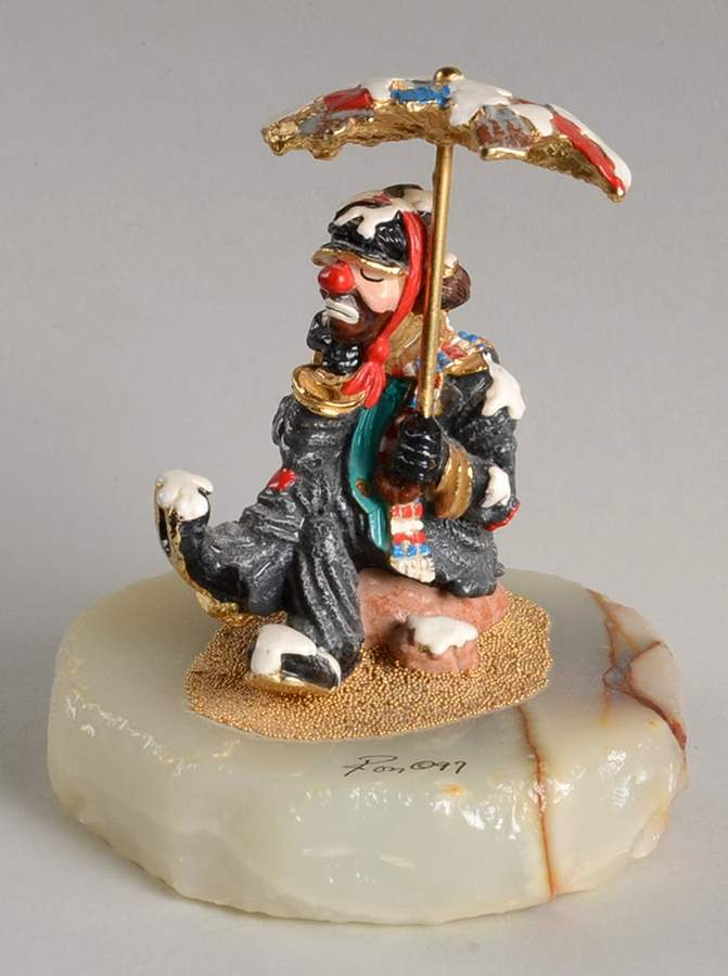 Clown Sculptures Lit'l Snowdrifter - No Box by Ron Lee-1