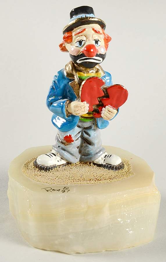 Clown Sculptures Heartbroken Harry - No Box by Ron Lee-1
