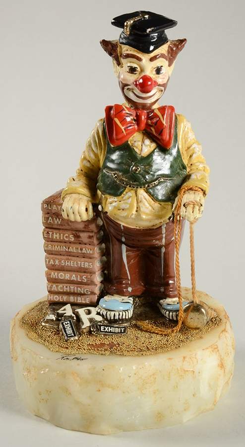 Clown Sculptures Yo Yo Stravinsky-Attoney At Law - No Box by Ron Lee-1