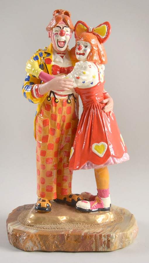 Clown Sculptures Tom & Tammy - No Box by Ron Lee-1