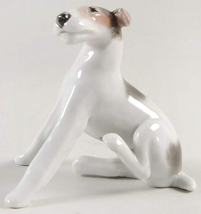 Rosenthal Figurine Fox Terrier-Scratching - No Box by Rosenthal - Continental-1