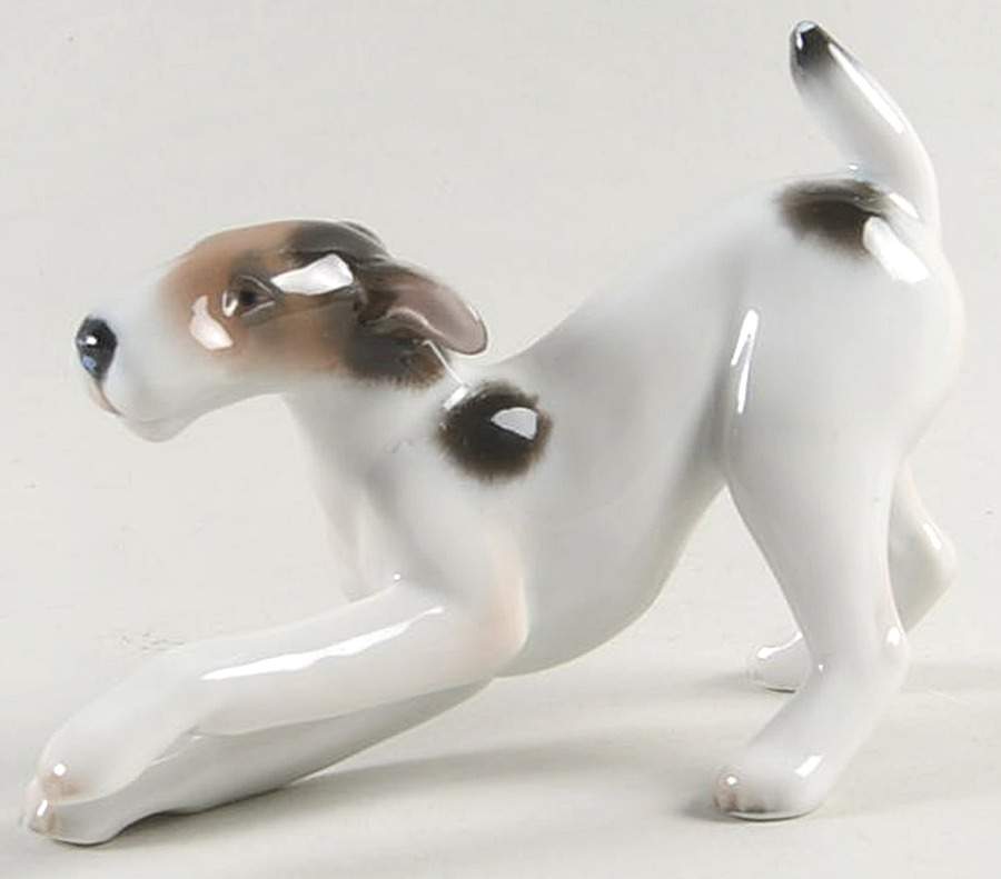 Rosenthal Figurine Fox Terrier-Playing - No Box by Rosenthal - Continental-1