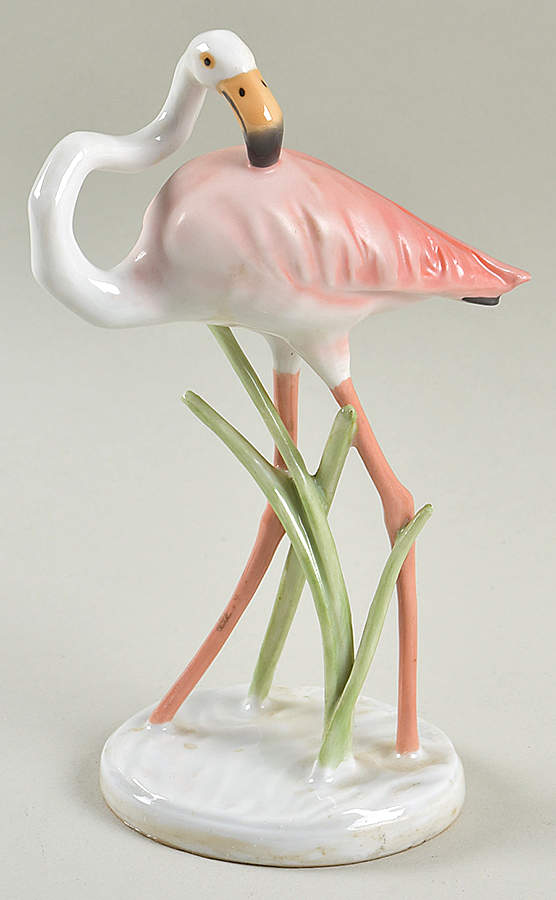 Rosenthal Figurine Head Facing Back Flamingo - No Box by Rosenthal - Continental-1