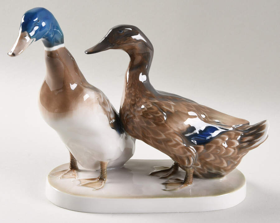 Rosenthal Figurine Pair Of Ducks - No Box by Rosenthal - Continental-1