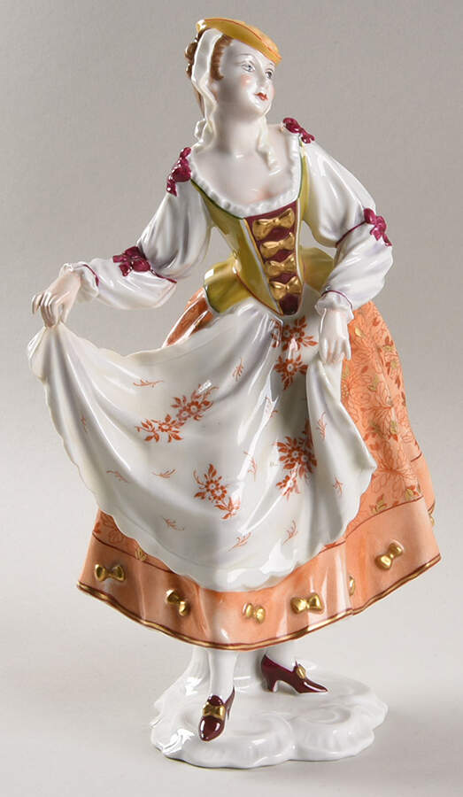 Rosenthal Figurine Rococo Dancer - No Box by Rosenthal - Continental-1