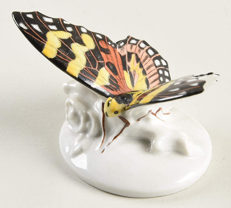 Rosenthal Figurine Butterfly-Black Yellow, Red - No Box by Rosenthal - Continental-1