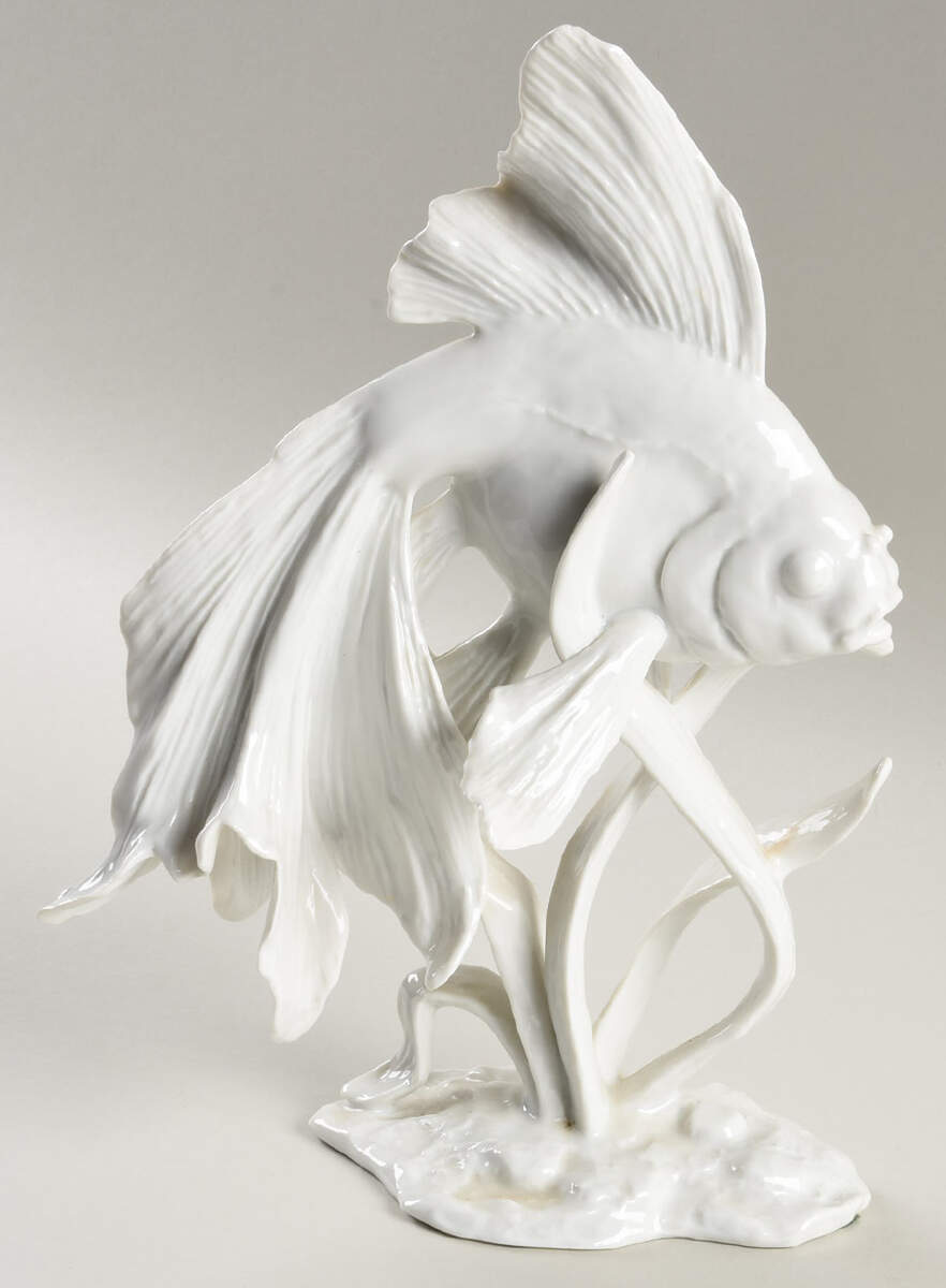 Rosenthal Figurine Gold Fish-White - No Box by Rosenthal - Continental-1