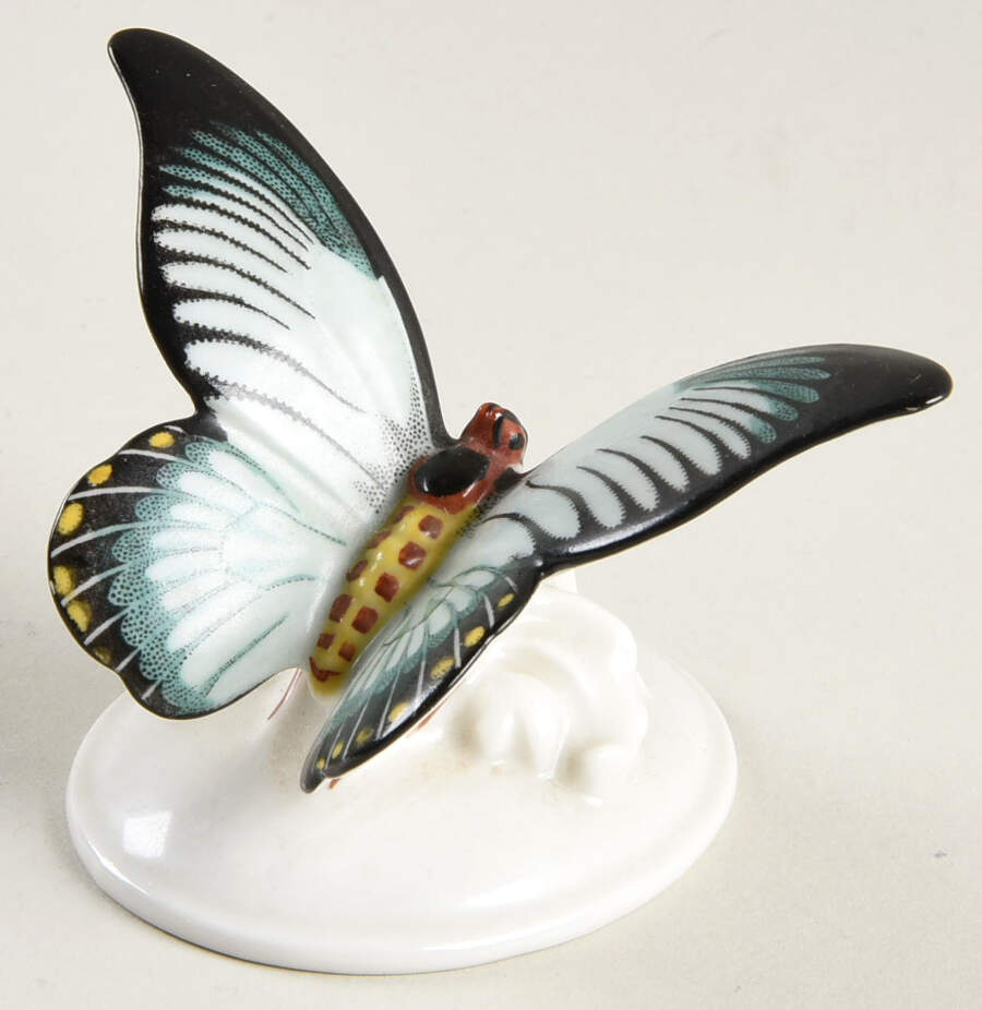 Rosenthal Figurine Butterfly- Black & Green - No Box by Rosenthal - Continental-1