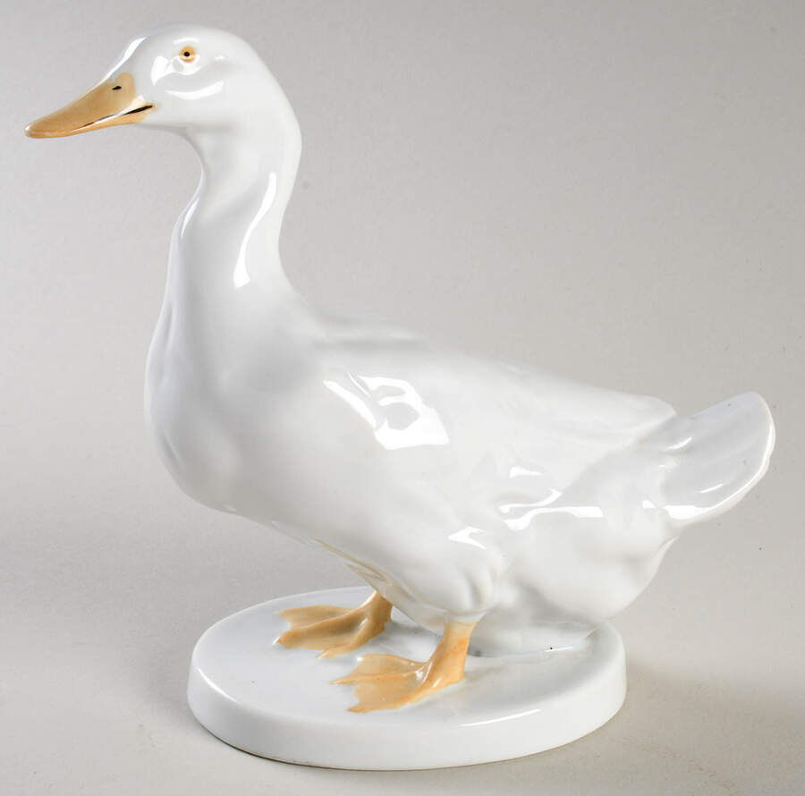 Rosenthal Figurine Duck-White - No Box by Rosenthal - Continental-1