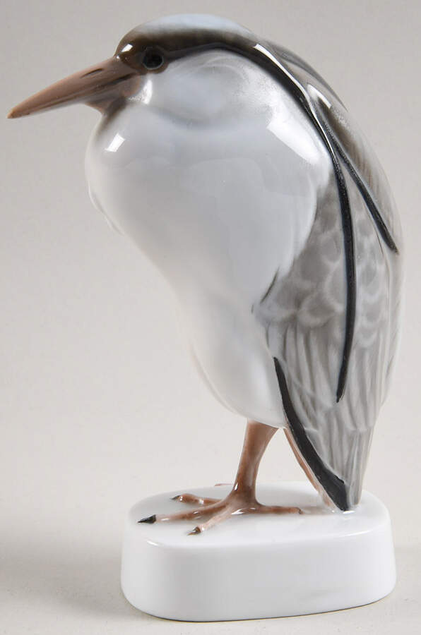 Rosenthal Figurine Silver Heron - No Box by Rosenthal - Continental-1