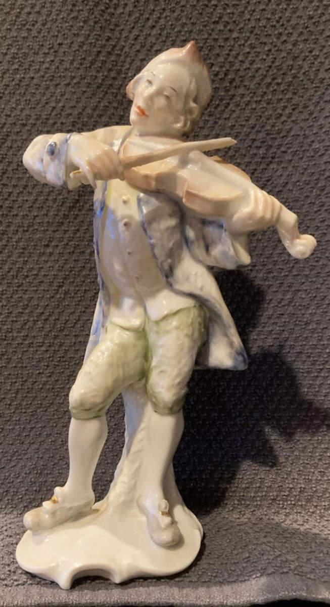 Rosenthal Figurine Violin Player - No Box by Rosenthal - Continental-1