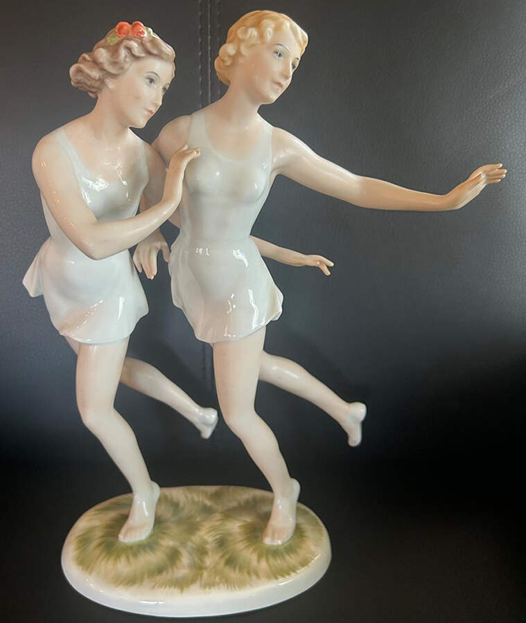 Rosenthal Figurine Dancing Girls - Meisel  - No Box by Rosenthal - Continental-1