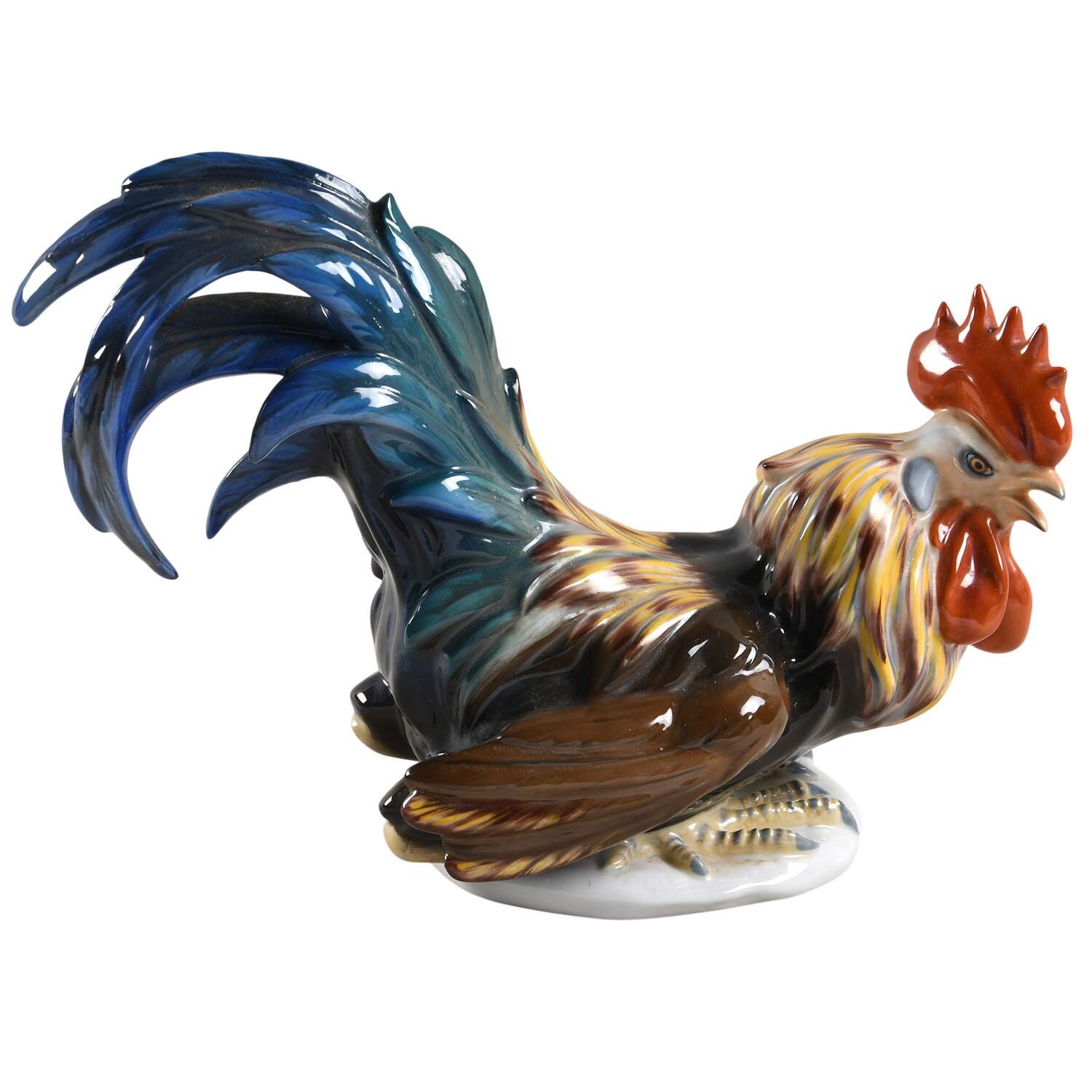 Rosenthal Figurine Rooster-Multicolor - No Box by Rosenthal - Continental-1