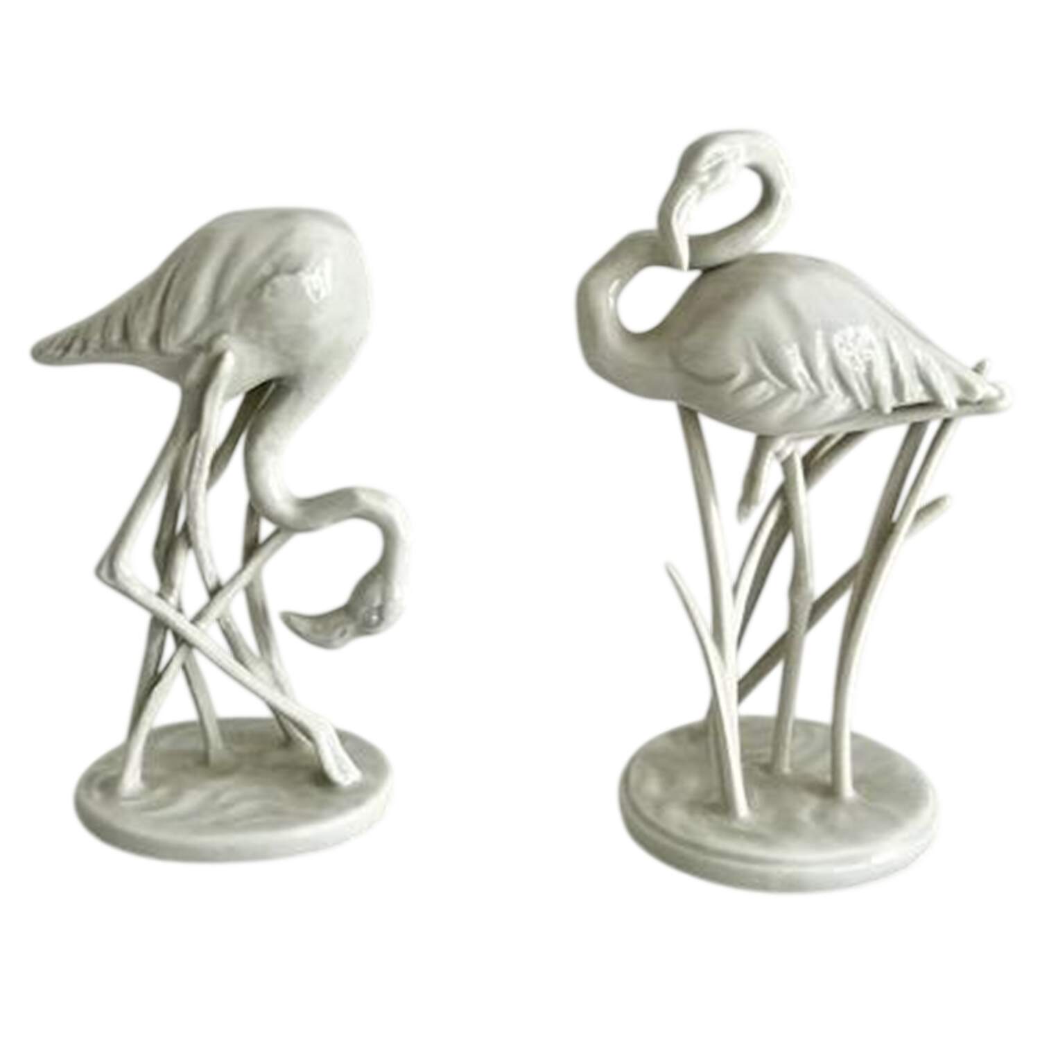 Rosenthal Figurine White-Facing Down Flamingo - No Box by Rosenthal - Continental-1