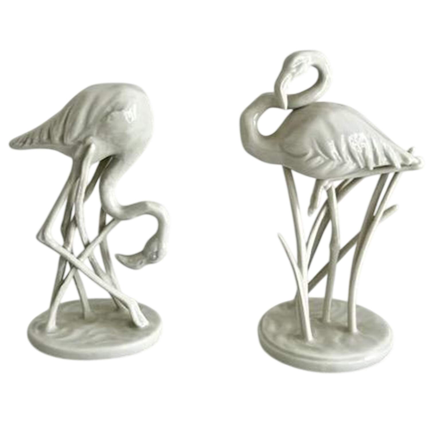 Rosenthal Figurine White-Facing Front Flamingo - No Box by Rosenthal - Continental-1