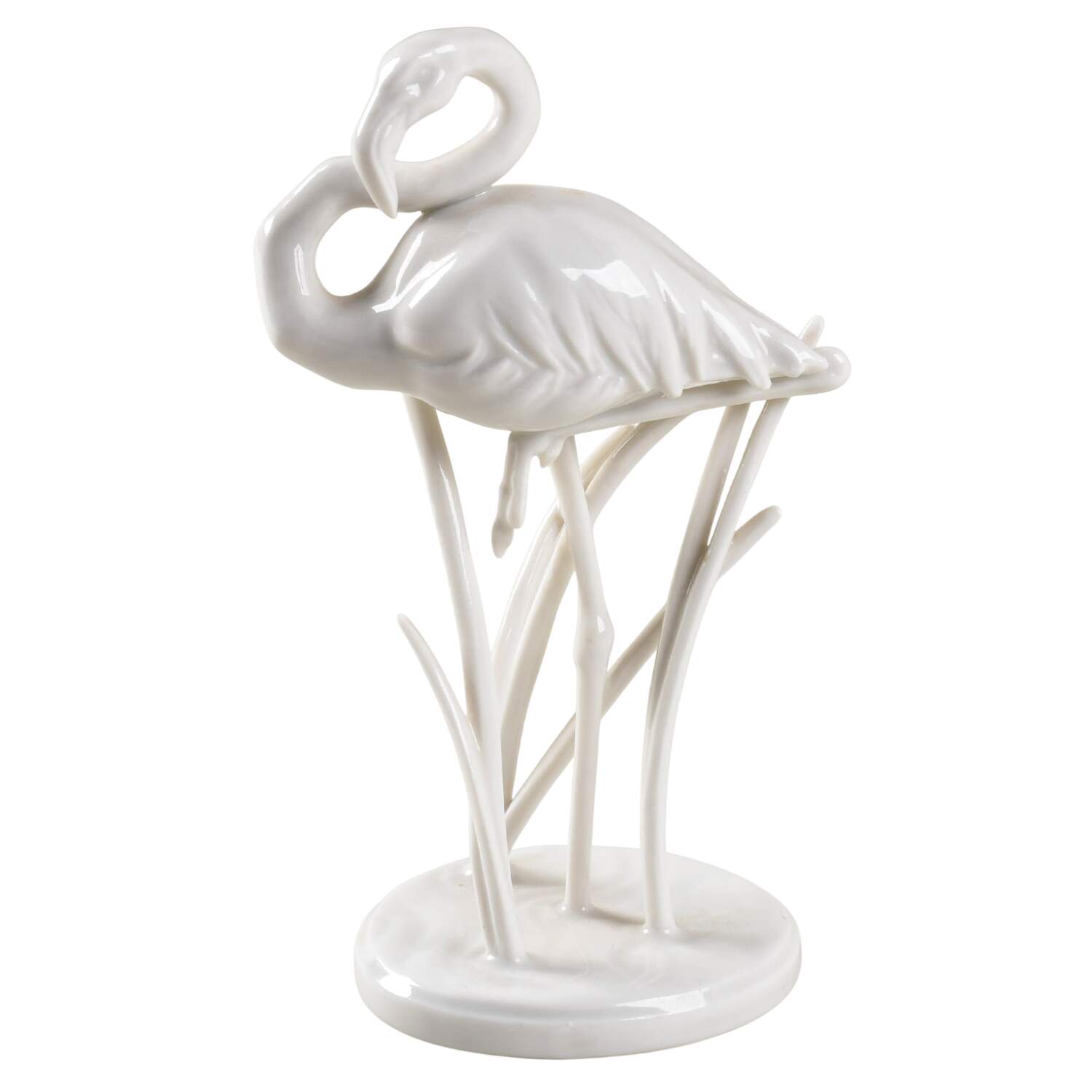 Rosenthal Figurine White-Facing Front Flamingo - No Box by Rosenthal - Continental-1