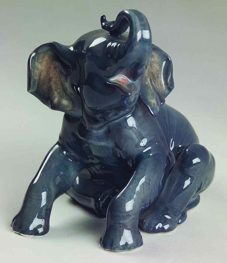 Rosenthal Figurine Sitting Elephant - No Box by Rosenthal - Continental-1