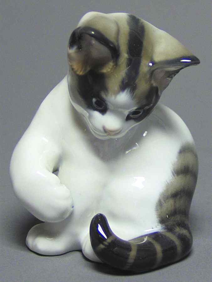Rosenthal Figurine Playing Cat - No Box by Rosenthal - Continental-1