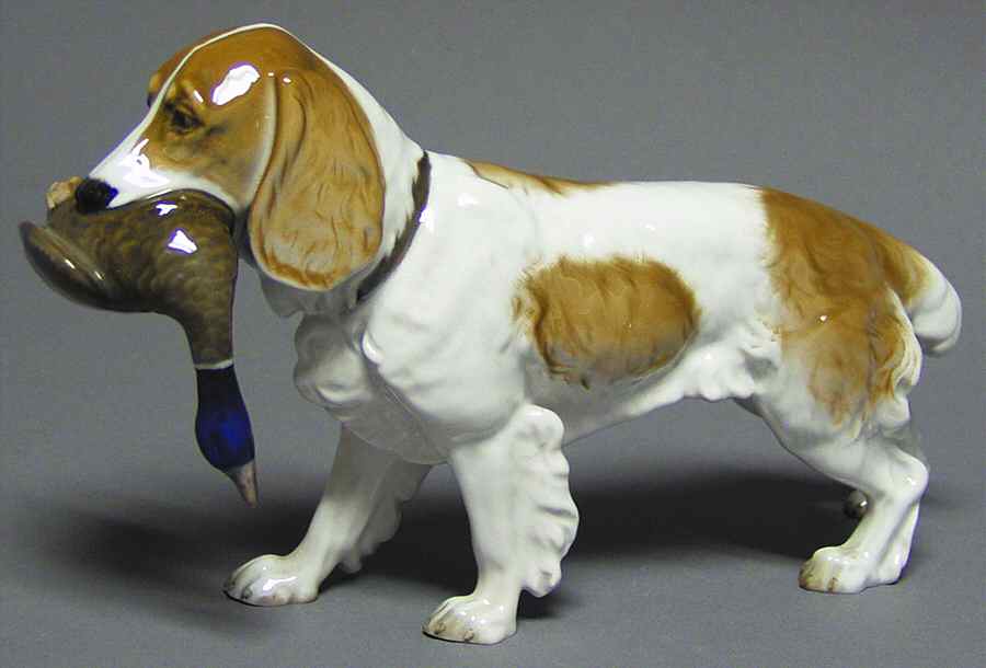 Rosenthal Figurine Brittany Spaniel - No Box by Rosenthal - Continental-1