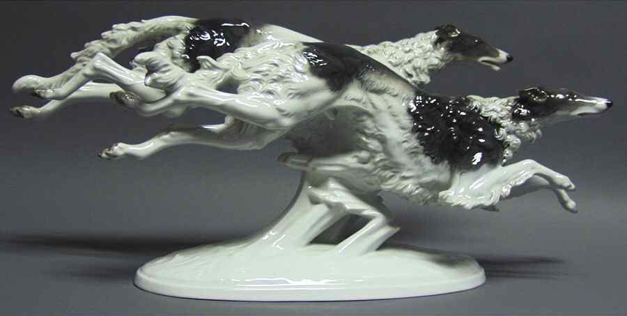 Rosenthal Figurine Borzoi Group - No Box by Rosenthal - Continental-1