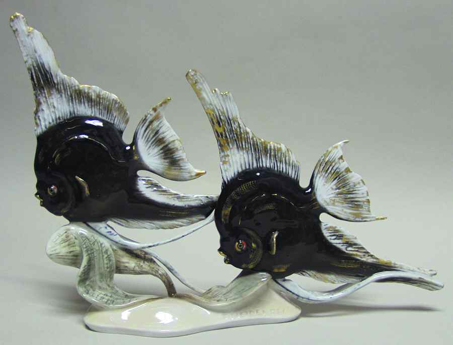 Rosenthal Figurine Scalare Group-Black - No Box by Rosenthal - Continental-1